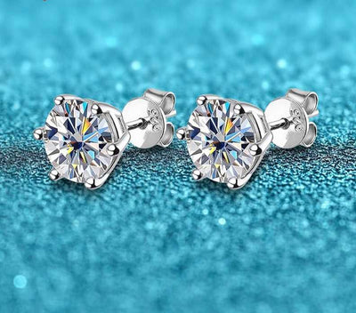 Boutiques Moissanite Earrings GRA certified - Boutique Spiritual