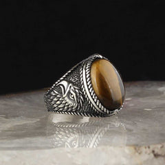 Tiger Eye Silver Limited Edition Ring - Boutique Spiritual