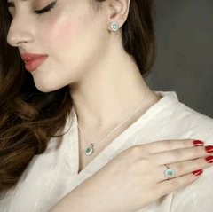 Emerald Set For Women, Elegant Design - Boutique Spiritual