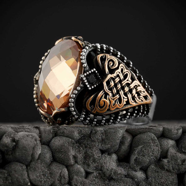 Alexandrite Stone Sultanite Handmade Silver Ring For Men-Boutique Spiritual