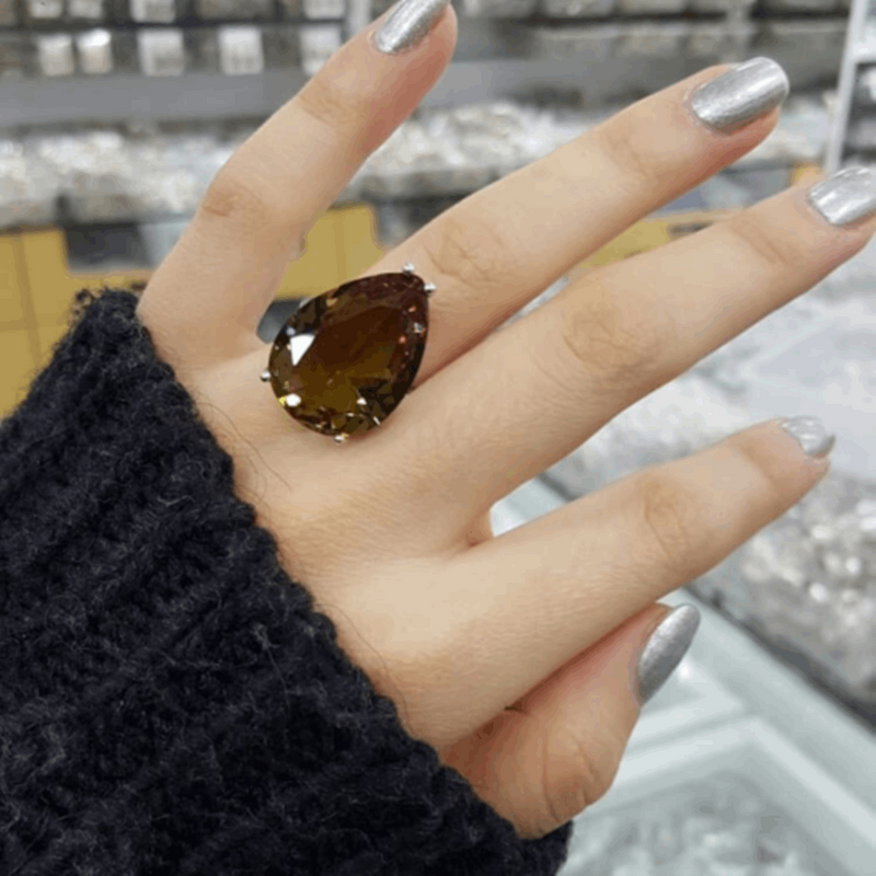 Turkish Alexandrite Heart shaped Women's Ring - Boutique Spiritual