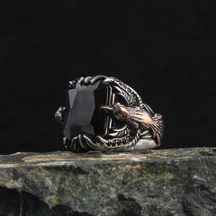 Eagle Design Zircon Ring-Boutique Spiritual