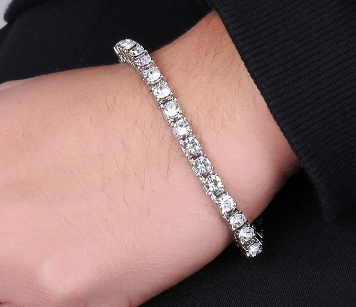 Hip Hop Bling Cubic Zirconia Iced Out Bracelet Premium Design-Boutique Spiritual