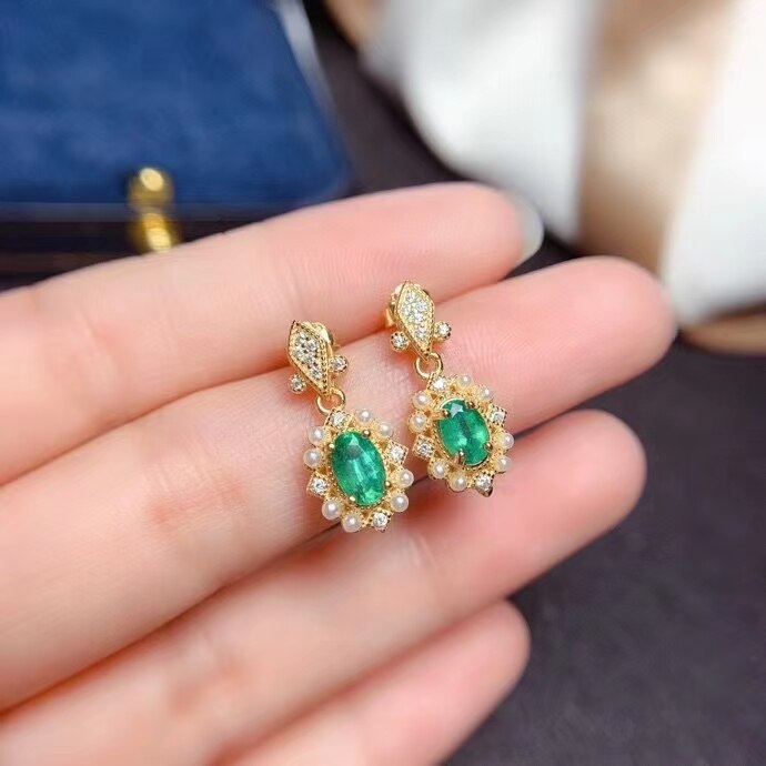 Vintage Emerald Jewelry Set for Women - Boutique Spiritual