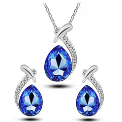 Exquisite Crystal Pendant Set for Women