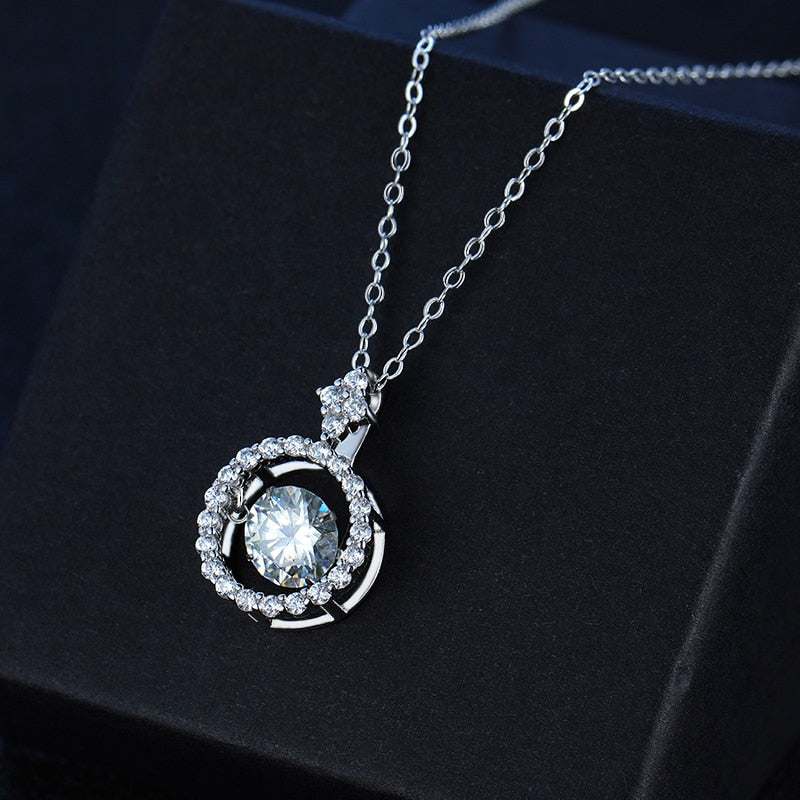 18k White Gold Plated Simulated Diamond Roma Chain Bracelet – 15.5cm – Women's Fashion