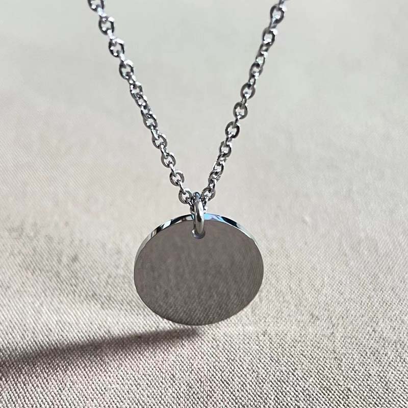Custom Alphabet Engraved Necklace