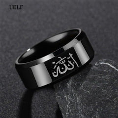 Islamic Stainless Steel Muslim Allah Ring - Boutique Spiritual