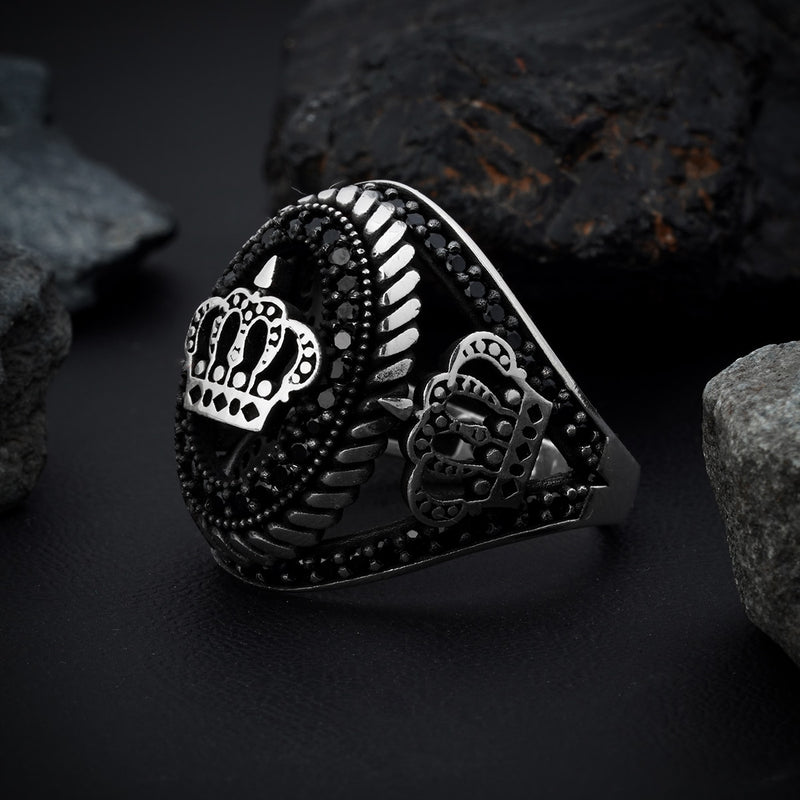 Zircon Real Madrid Crown Handmade Ring-Boutique Spiritual