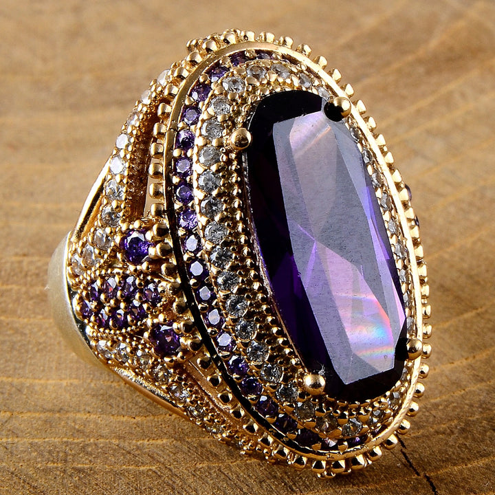 Turkish Handmade Purple Amethyst Ring For Women-Boutique Spiritual