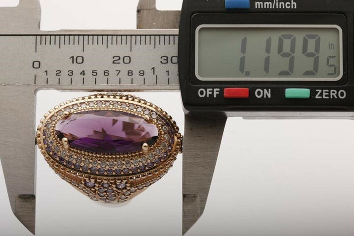 Turkish Handmade Purple Amethyst Ring For Women-Boutique Spiritual