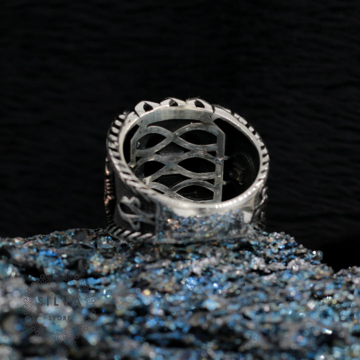 Turkish Onyx With Special Cut Zircon Stone Handmade Exclusive Design-Boutique Spiritual